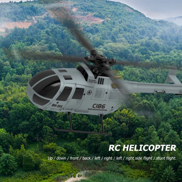 4-Channel LED RC Helicopter, Single Propeller - Image 6