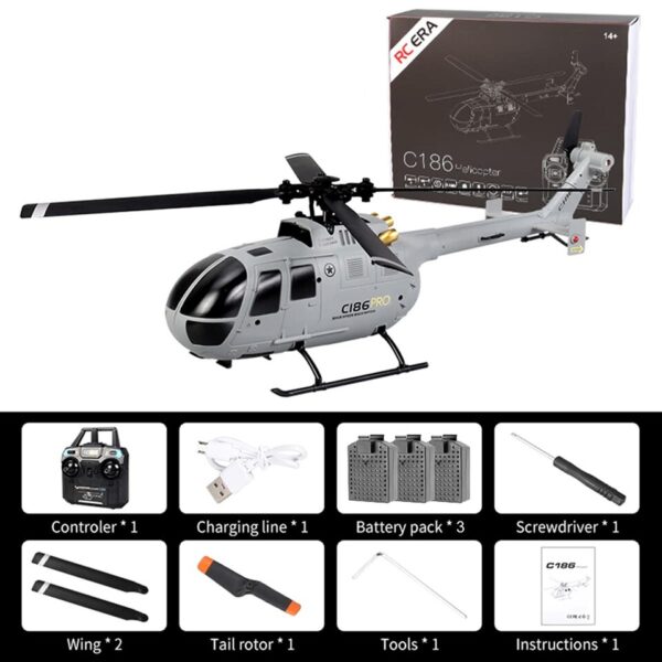 4-Channel LED RC Helicopter, Single Propeller - Image 2